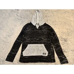 BKC Hoodie Mens Medium Black Gray Lightweight Brooklyn Clothing Company Active